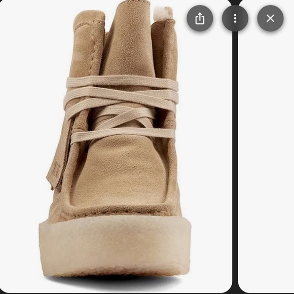 Clark’s Wallabees Boot - Suede & Shearling - Picture 2 of 3